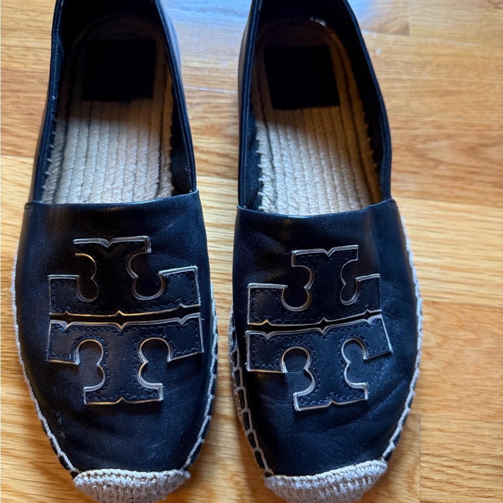 Tory Burch Black Espadrilles